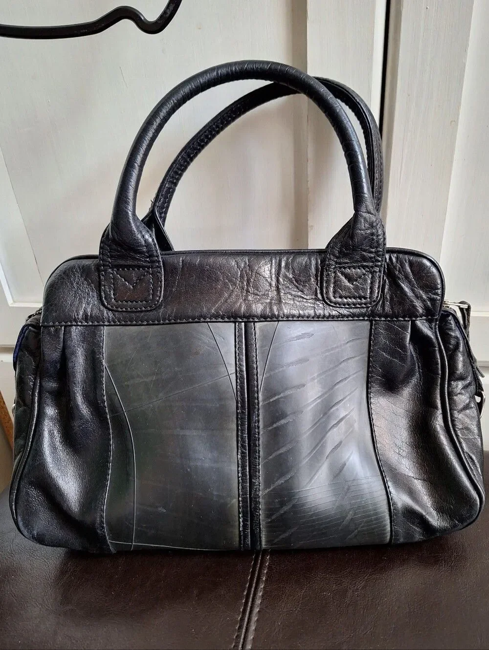 Passchal Black Satchel Bag